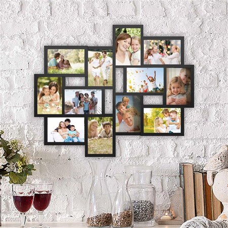 Lavish Home Collage Picture Frame with 12 Openings for 4 x 6 in. Photos 80-COLL-1